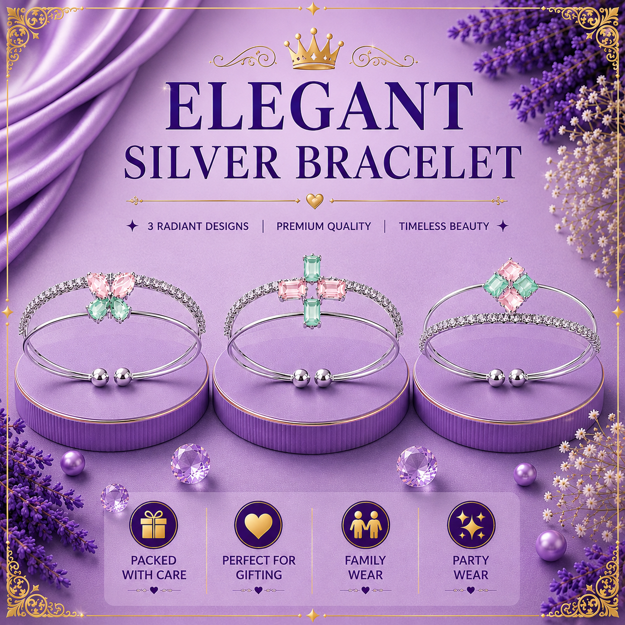 Elegant Silver Bracelet